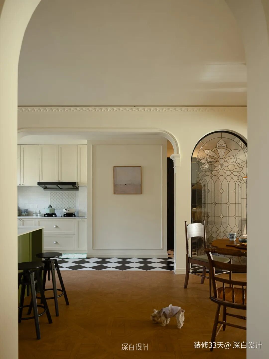 平浪漫法式复古奶油调三室pg模拟器电脑版140(图5)